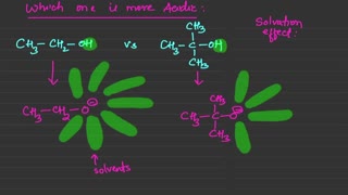 Which alcohol is more acidic Part 3