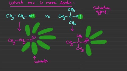 Which alcohol is more acidic Part 3