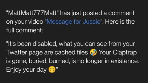 Response to Matt the antisemite from the UK