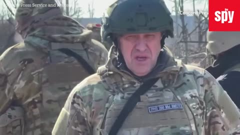 Wagner founder Prigozhin meets pro-Russian troops near Bakhmut