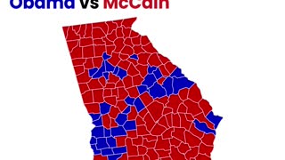 Georgia's 20-Year County Level Presidential Election Shifts: Unpacking Trump's Impact in 20 Seconds