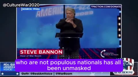 🚨 Steve Bannon 🚨 The Great Unmasking