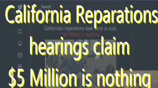 Ep 141 California Reparations hearings claim $5 Million is nothing & more