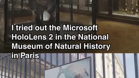 Let me show you what happens when you put on a Mixed Reality device in a museum!