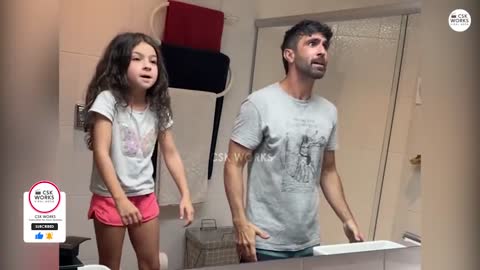 Viral Video: Little Girl Dance to Viral Kacha Badam Song With Her Dad | CSK WORKS