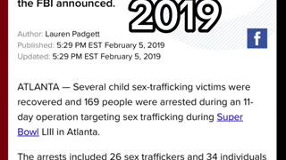 Superbowl Trafficking
