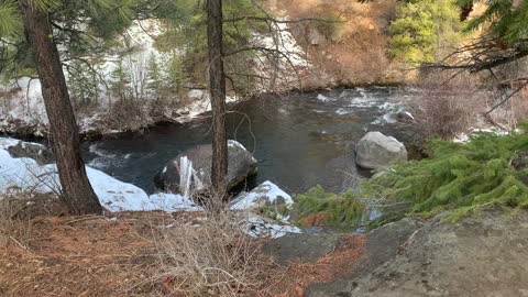 Ascending Boulder Field to Overlook Beautiful Whychus Creek – Central Oregon