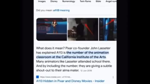 Disney A113 in your face - Adrenochrome