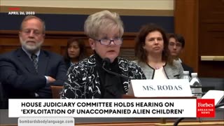 Body Language - House Judiciary Committee, Child Exploitation Hearing