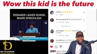 Brad Taylor RHS student speech on liberal agenda in school