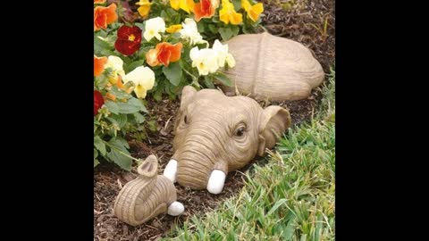 Fun garden decorations