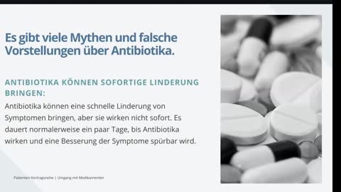 "Die Wahrheit über Antibiotika: Mythos oder Fakt? "