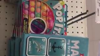 Pop it and toys fun at target shopping