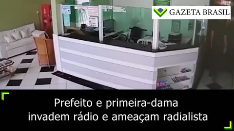 Prefeito e primeira-dama invadem rádio e fazem ameaças; vídeo viraliza