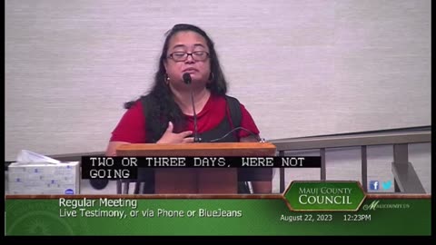 Emergency Maui County Council Meeting Highlights Lahaina Fires – Community Outcry