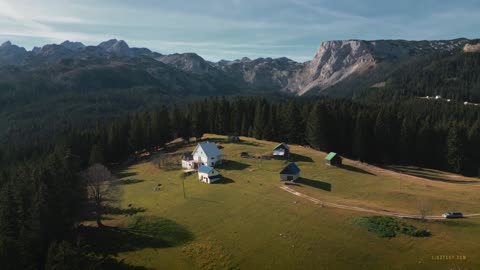 Outdoor aerial photography, documenting the everyday landscape of rural towns in America