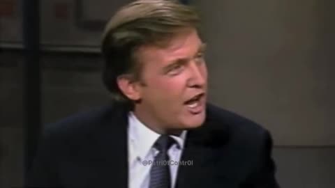 Trump in 1987 saying we need to stop foreign counties from ripping off the United States