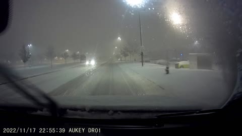 Driving in a Blizzard