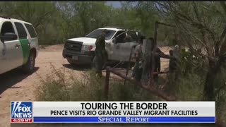 Pence visit to McAllen migrant center