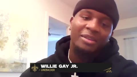 Saints LB Willie Gay Jr.'s 1st Interview | New Orleans Saints