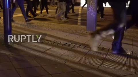 Germany: Tense scenes between police and protesters against medical dictatorship in Magdeburg