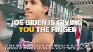 MAGA AD - Joe Biden is Giving you the Middle Finger