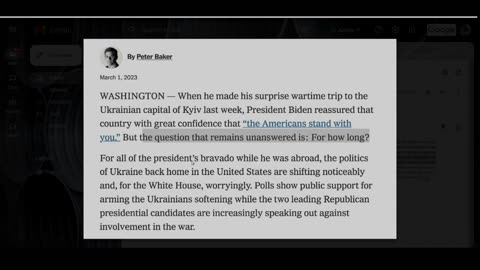 Support For Arming Ukraine Is Fading -- Even The NY Times Has To Admit It