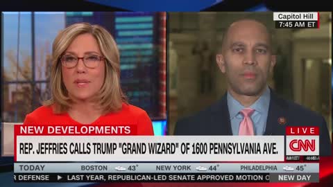 CNN Host Calls Out Rep. Jeffries Over Calling Trump A "Grand Wizard"