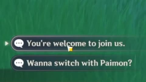 Aether Tells Endora "Wanna Switch With Paimon?" Paimon: No!!