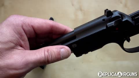 Umarex Beretta Mod. 92 A1 CO2 Blowback 4.5mm BB Pistol Table Top Review