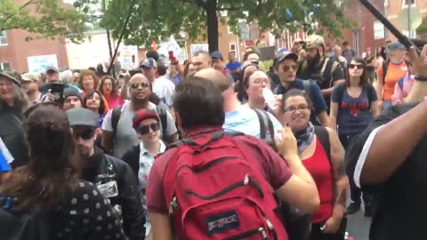 Aug 12 2017 Charlottesville 1.2 far left 'From the Midwest to the South, punch a Nazi in the mouth'