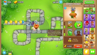 Monkey Meadow - Jiangshi Sauda - MIB Villiage ONLY BTD6 Bloons Tower Defence 6