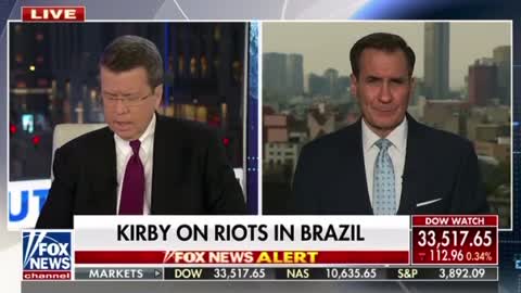 Cavuto got the Murdoch memo making the similarities between January 6 and the riots in Brazil