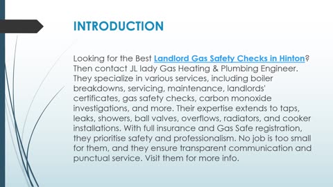 Best Landlord Gas Safety Checks in Hinton