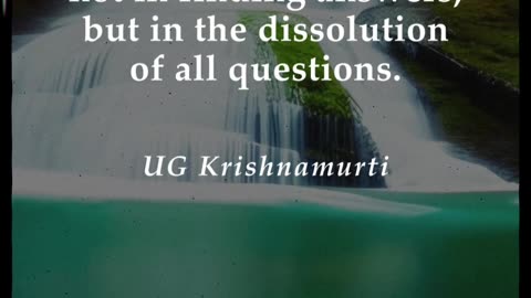Quotes. UG Krishnamurti #shorts