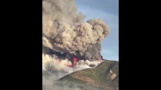 Amateur video captures fast-moving fire in central Utah