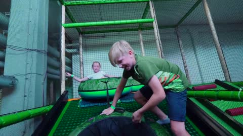 Indoor Playground Fun for Kids at Busfabriken Soft Play Center