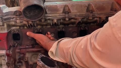 Engine Inspection #truckengine #inseperation #ytshorts #shorts