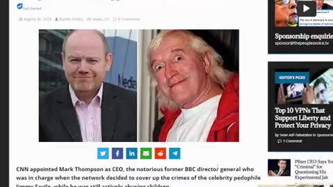 Former BBC Chief, Who Covered Up Jimmy Savile Pedophilia Scandal, Appointed as CEO of CNN