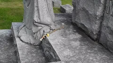 Lac La Belle Cemetery in Oconomowoc, Wis Elaborate ornate tombs useless