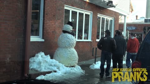 Scary Snowman Scare Hidden Camera Practical Joke | Season 1 Episode 4
