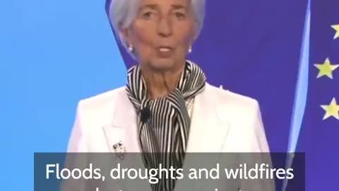 Climate change requires us to redesign the entire economy and financial system - Christine Lagarde