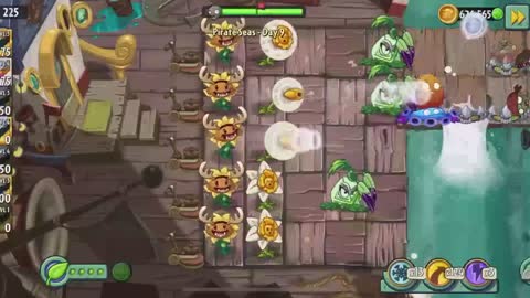 Plants vs Zombies 2 Pirate Seas - Day 9