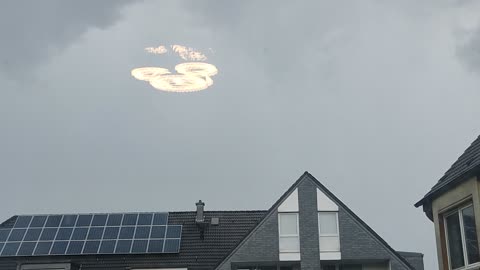 strange light in the sky in Germany
