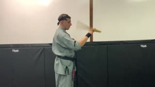 Tonfa inside swing warm up