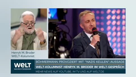 NAZIS KEULEN Henryk M. Broder zu Böhmermann-Spruch 21.o2.2024
