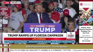LIVE: President Donald Trump in Hialeah, FL - 11.08.2023