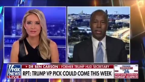 MY PICK FOR VP IS Dr Ben Carson