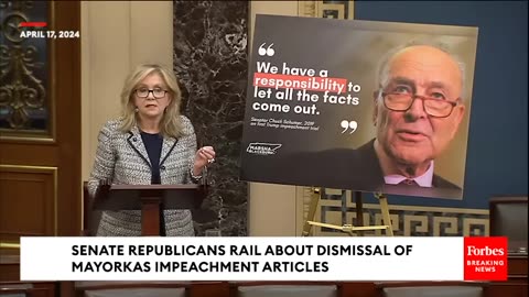 Marsha Blackburn Directly Calls Out Schumer For Leading Dismissal Of Mayorkas Impeachment Articles