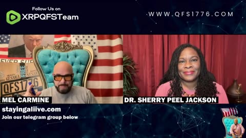 Mel Carmine talks with Dr. Sherry Peel Jackson, a former IRS employee